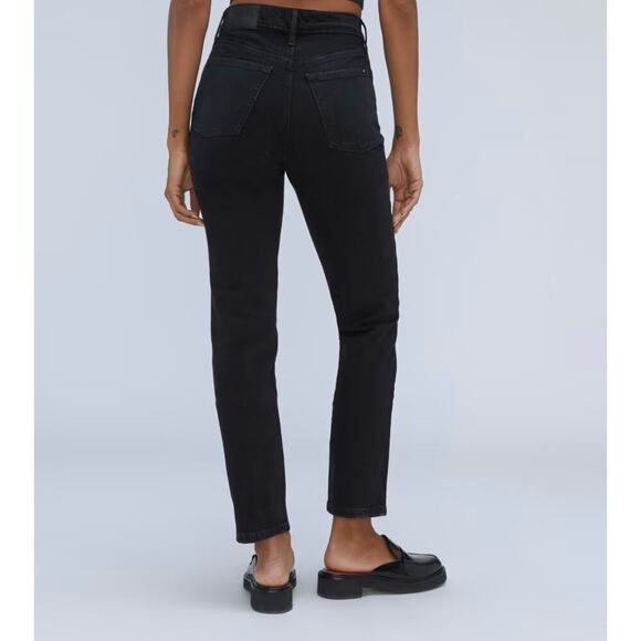NWT Everlane The Original Cheeky Jean Black Size 25 Crop - Picture 3 of 8